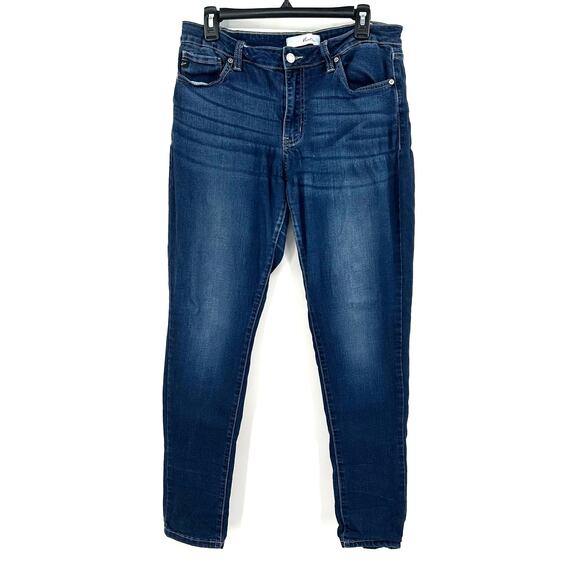 Kancan Size 13 30‎ Jeans Blue Dark Wash Skinny Mid Rise Casual Denim Pants - Picture 1 of 5